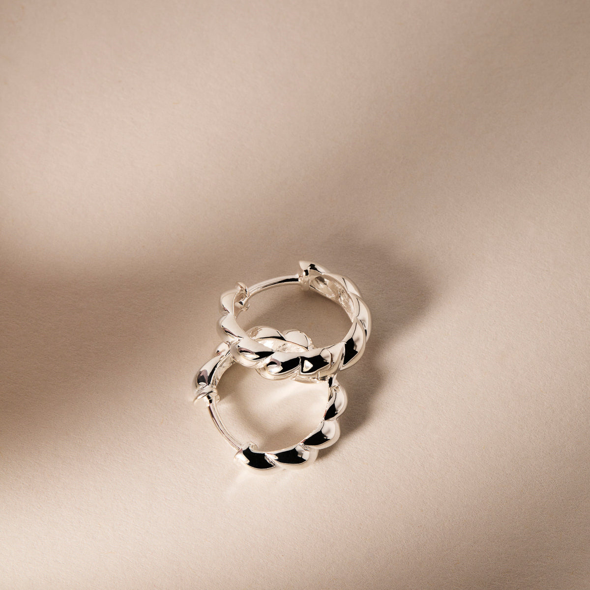 Zippy Twist Huggie Earring